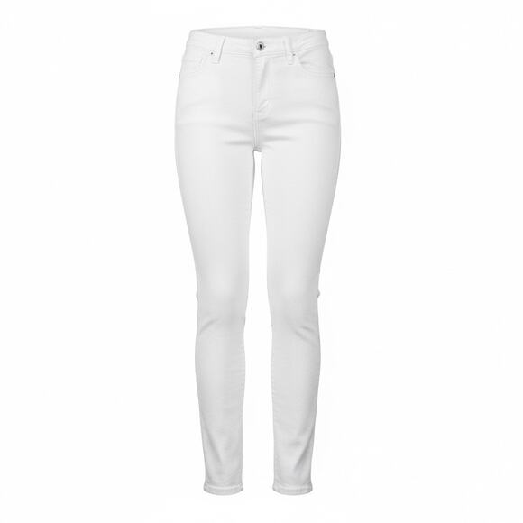 Current Elliott High Rise The Stiletto Skinny Jeans Clean White Size 27